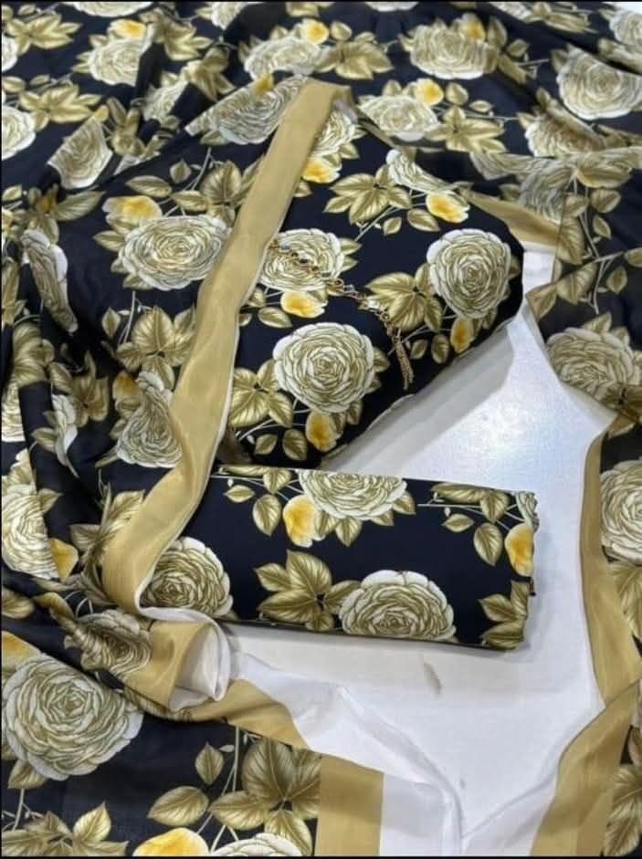 Swiss Lawn Digital Print 3-Pc Suit