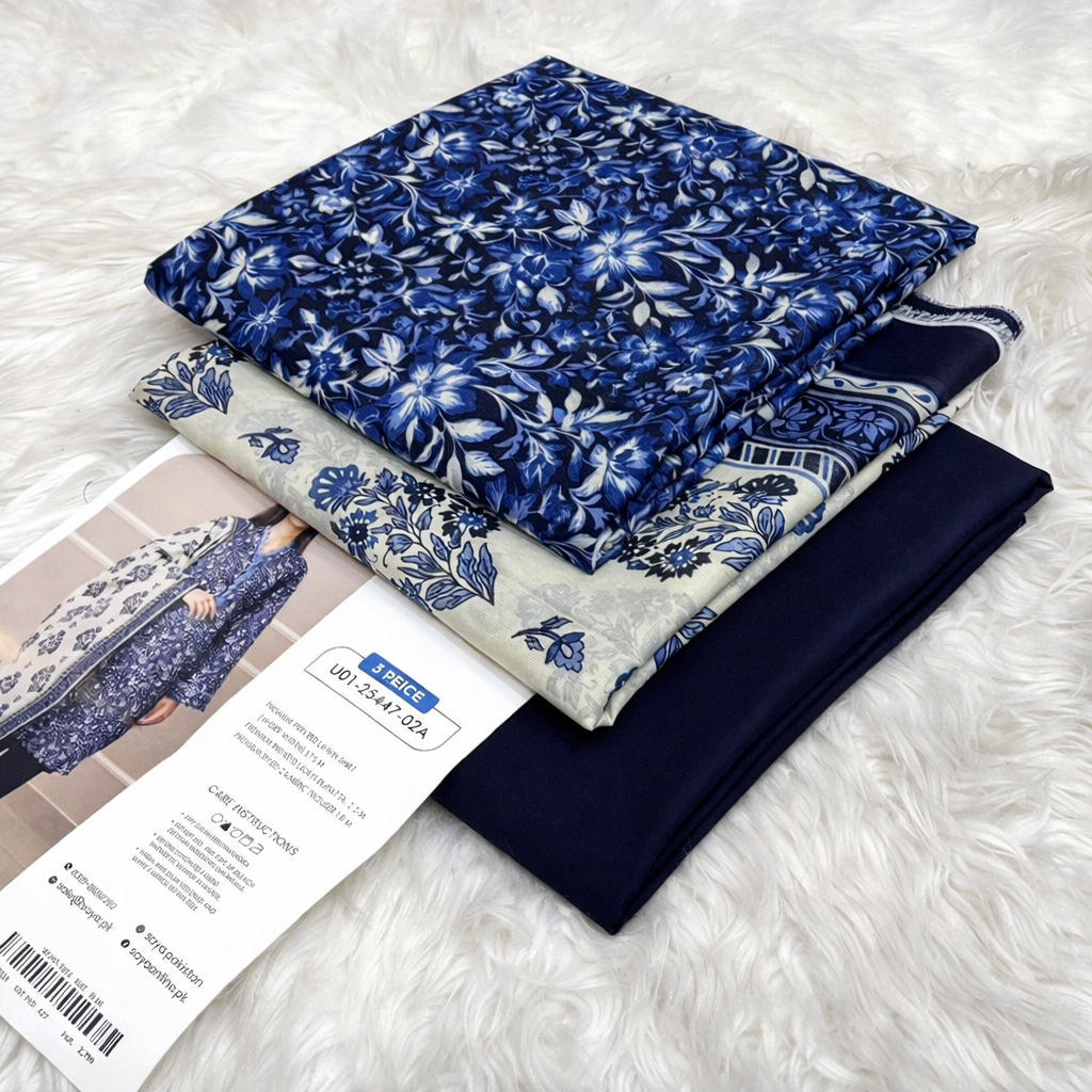 Printed Lawn Unstitched 3 Piece Suit