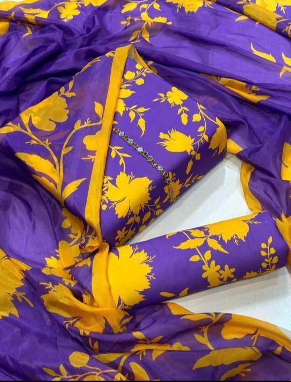 Swiss Lawn Digital Print 3-Pc Suit