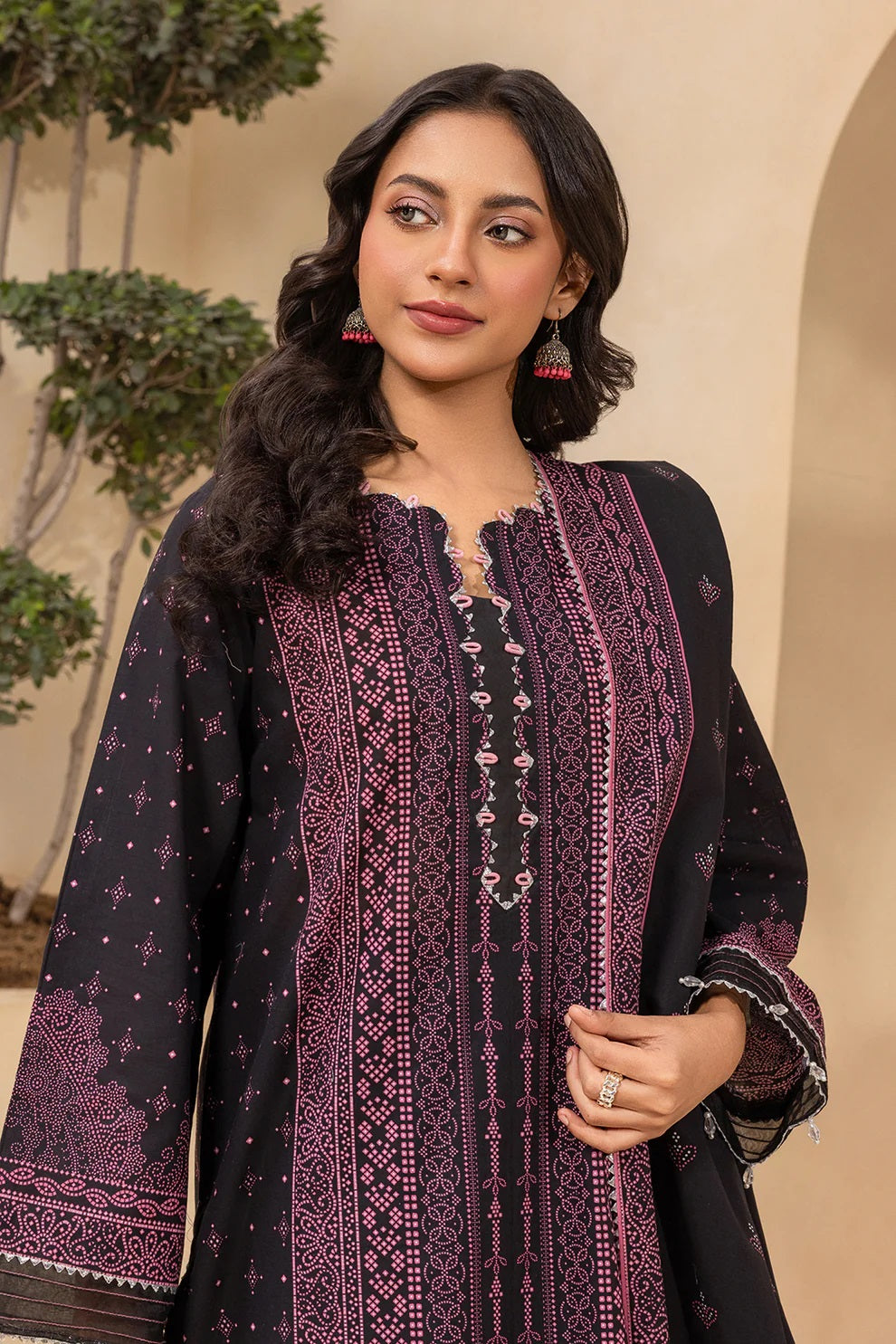 3 Piece Lawn Printed UnStitched Suit - L45